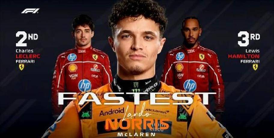 法拉利翻盘红牛二队，诺里斯统治全场