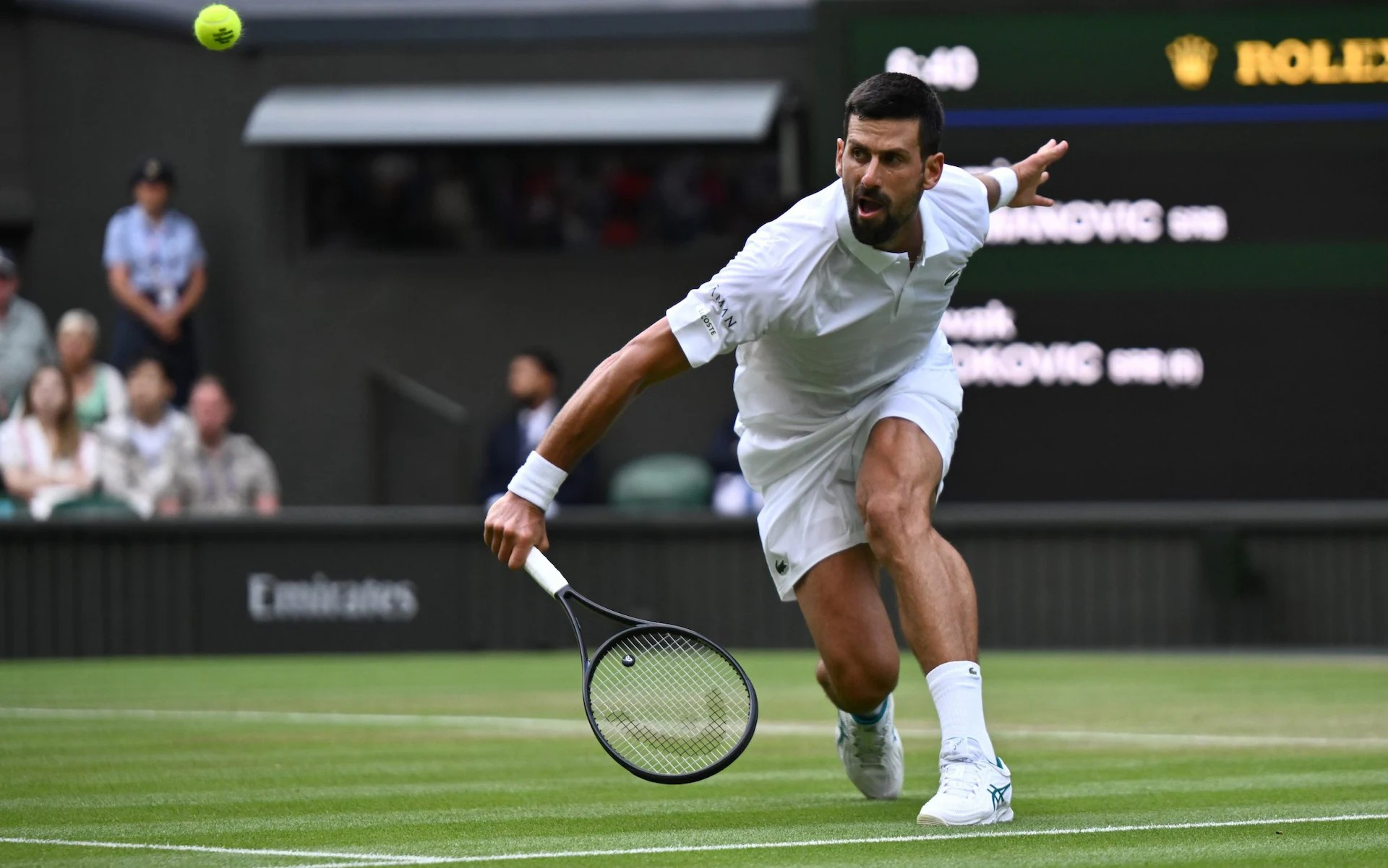 温网力克澳网，德约科维奇刷新纪录